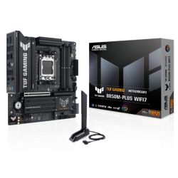 Asus TUF GAMING B850M-PLUS WIFI7, AMD B850, AM5, Micro ATX, 4 DDR5, HDMI, DP, Wi-Fi 7, 2.5G LAN, 3x M.2 Asus TUF GAMING B850M-PLUS WIFI7, AMD B850, AM5, Micro ATX, 4 DDR5, HDMI, DP, Wi-Fi 7, 2.5G LAN, 3x M.2